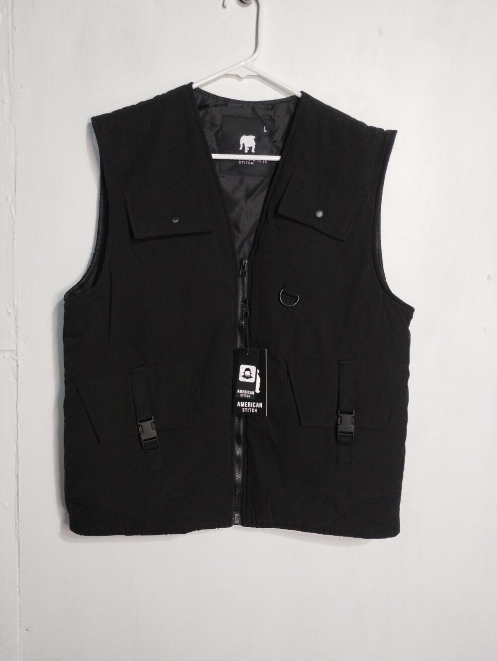 American Stitch Black Tactical Utility Vest